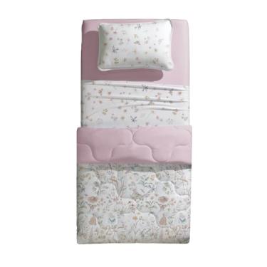 Imagem de Edredom Mundo Kids Malha antim - Jardim Mágico - Casal