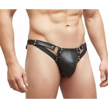 Imagem de Jockstrap tiras TS007 Couro Legítimo - Blood Art, G