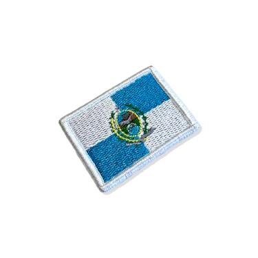 Imagem de BE0136-016 Bandeira Rio de Janeiro Patch Bordado 5,7×3,8cm (B) Fecho de contato gancho)