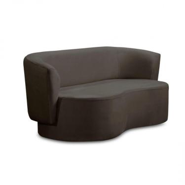 Imagem de Sofá Orgânico Curvo Living 2 Lugares 160 Star Confort Café