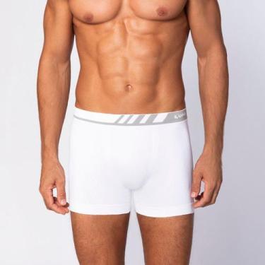 Imagem de Cueca Lupo Boxer Microfibra Sem Costura 671-002, Branco, P