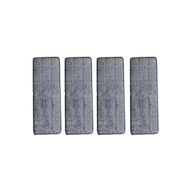 Imagem de Refil Rodo Mop Flat Esfregão Microfibra, Poliéster, 35cm x 12cm, 02 Unidades