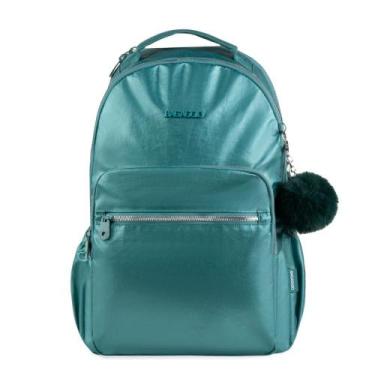 Imagem de Mochila Feminina Perolada 23J Verde Escuro - Bagaggio, U, Verde