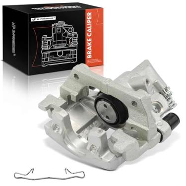 Imagem de A-Premium Conjunto de pinça de freio a disco com suporte compatível com Ford Escape 2013-2016 Transit Connect Mazda 3 2009-2013 lado esquerdo do motorista traseiro