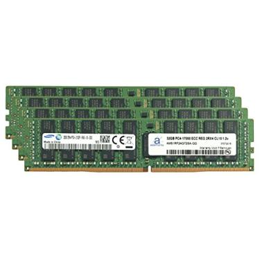 Imagem de Adamanta Atualização de memória de servidor de 128 GB (4 x 32 GB) compatível com chip registrado Dell PowerEdge R730 DDR4 2133MHz PC4-17000 ECC 2Rx4 CL15 1.2v DRAM RAM