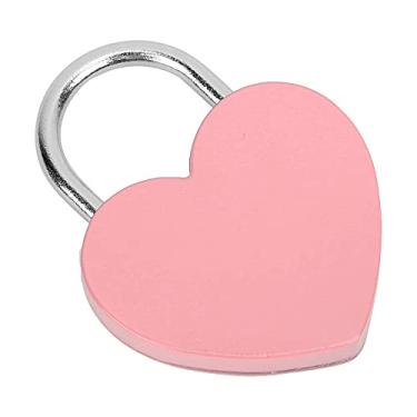 Imagem de Acouto Cadeado Em Forma de Coração Cadeado de Metal de Metal Suprimentos de Artesanato Doméstico Com Chave Cadeados de 45x59mm Com Ferramentas Principais e Melhorias Domésticas/Hardware/Cadeados