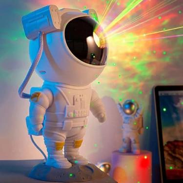 Imagem de Projetor Astronauta RGB com Controle Remoto MAXL7200 – Luz Galaxy Estrelas Nebulosa, Decoração Quarto Infantil e Adulto, Presente Criativo