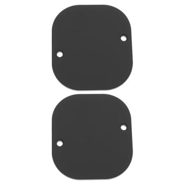 Imagem de LT Easiyl 2 capas de cavidade de tomada de saída de guitarra 54 x 49 x 2 mm compatível com Ibanez RG preto