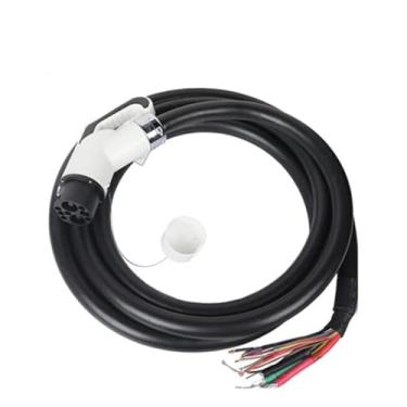 Imagem de ev Adaptador de carregamento GB/T 20234 padrão da China NV3-DSD-EV200P 200A DC EV plugue carregador de carro elétrico conector cabo montado (cor: plugue 200A cabo 2M)
