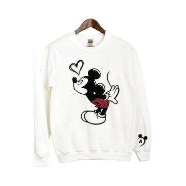 Imagem de Moletom Unissex Disney Mickey Minnie Dia Dos Namorados Casal Combinand
