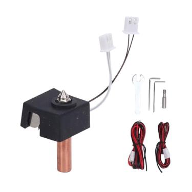Imagem de Fafeicy Kit Hotend Atualizado, Bloco de Aquecimento de Cerâmica 300 ℃ 24 V 80 W Com Bico Revestido de Cobre e Quebra de Calor Bimetálico, para Impressoras 3D Ender 3 CR 10