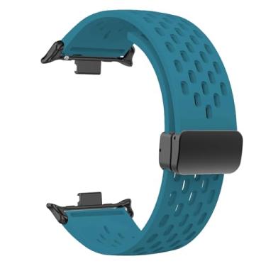 Imagem de IENYU Pulseira de silicone para Redmi Watch 4/8 Pro Fivela Magnética Pulseira Esportiva para Mi Band 8 Pro Correa Pulseira Respirável Acessórios Pulseiras de Relógio, For Redmi Watch 4, Ágata
