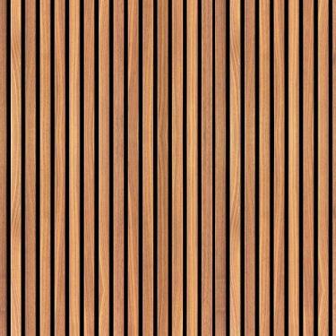 Imagem de Papel De Parede Adesivo Madeira Ripado com Tons Preto Autocolante Dive