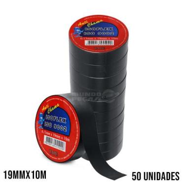 Imagem de Fita Isolante Anti Chama Isoflex 19mm X 10m 10 unidades