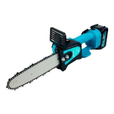 Imagem de Motosserra A Bateria 21v Brushless 2 Baterias 4.0ah Sa Tools Cor Azul