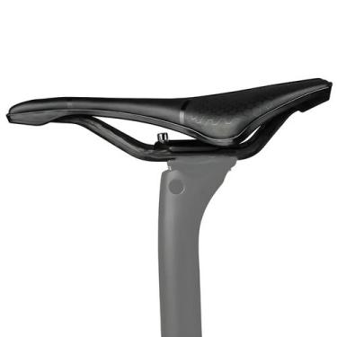 Imagem de Selim De Bicicleta MTB Ultra-Leve 245x139mm, Carbono UD, Trilhos Expos