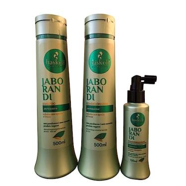 Imagem de Kit Haskell Jaborandi Shampoo + Condicionador 500ml + Tônico 120 ML