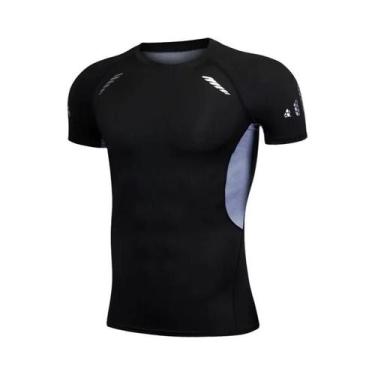 Imagem de Camiseta De Compressão De Manga Curta Para Corrida Masculina, T-shirt 
