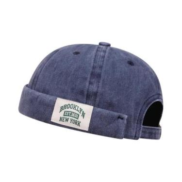 Imagem de Boné Retro Hip Hop Para Homens E Mulheres, Estilo Brooklyn, Em Denim L