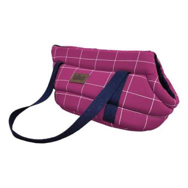 Imagem de Bolsa transporte aberta para pet cachorros cães e gatos Estilo Square 