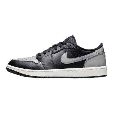 Imagem de Nike Tênis de basquete feminino Air Jordan 1 Low Shoes, Cinza escuro e preto, 43