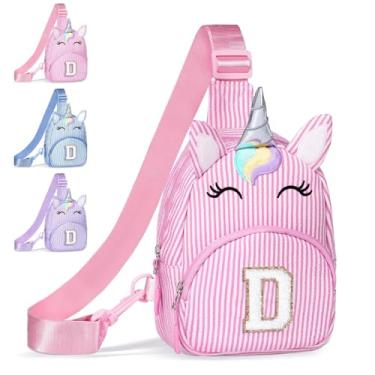 Imagem de COSHAYSOO Pochete de cintura pequena com alça ajustável com patch de letra inicial para mulheres, adolescentes, meninas, viagens, academia, caminhada, bolsa de viagem transversal, bolsa moderna, Rosa