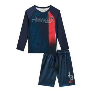Imagem de Conjunto Infantil Menino com Proteção UV 50+ Football Luc.boo-Masculino