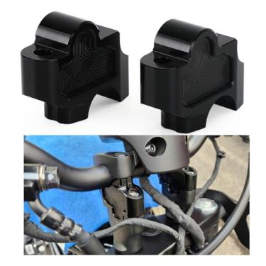 Imagem de Topteng Elevadores de guidão para motos, CNC Handle Bar Braçadeira Riser 27 mm serve para Honda REBEL CMX 250 2017-2021, REBEL CMX300 / CMX 500 / CMX 1100 2017-2021