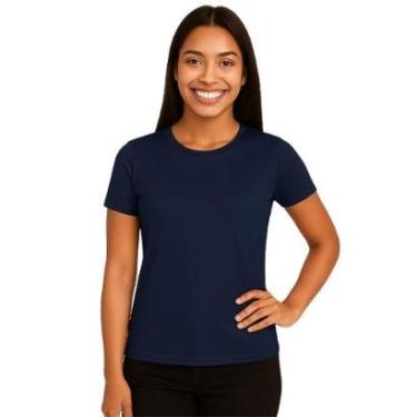 Imagem de Camiseta Manga Curta Feminina Lisa Dry Academia Fit-Feminino