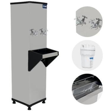 Imagem de Bebedouro Industrial Coluna 25 Litros Resfriador De Água 1TG 1TN KX02 