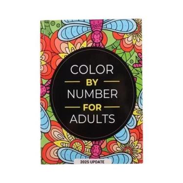 Imagem de Livro De Colorir Para Adultos: Pinte Por Número Para Alívio Do Estress