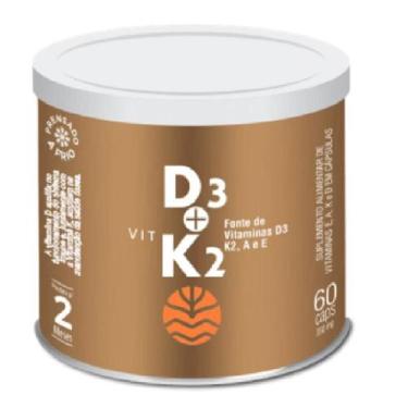Imagem de Vitamina D3 2000UI + K2 390mg 60 Cápsulas  Vital Atman - Vital Âtman, 
