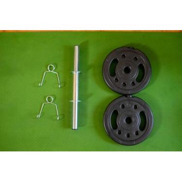 Imagem de KIT BARRA 40cm 6KG ANILHA KENKORP TREINE EM CASA