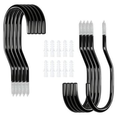 Imagem de Sexoeie Pacote com 10 ganchos resistentes para suporte de parede e gancho de teto para pendurar bicicleta