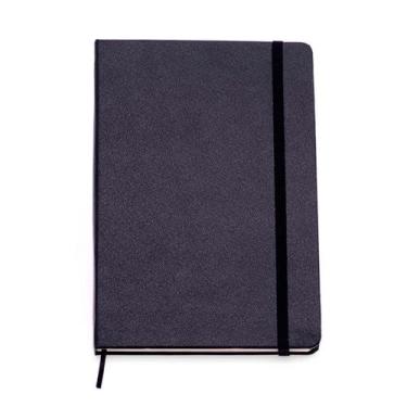 Imagem de Caderneta Clássica 14x21 - Preta Pautada - Cicero