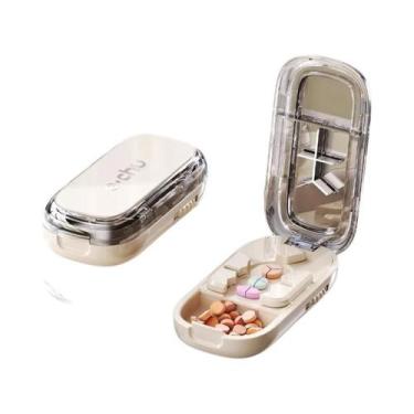 Imagem de Cortador De Comprimidos Ajustável 3 Em 1, Divisor De Comprimidos Preci