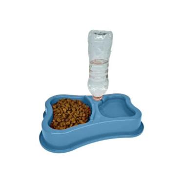 Imagem de Comedouro Bebedouro Automático Cao Gato Anti Formiga Médio - Aumta Ter