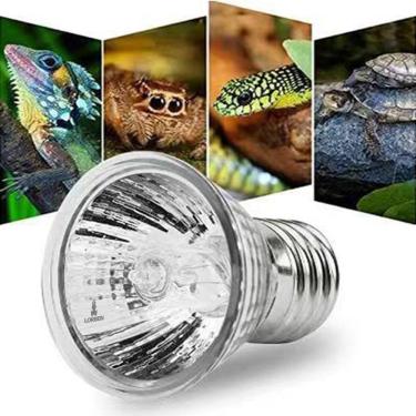 Imagem de Mini Lâmpada Uva + Uvb Lorben Aquecimento Para Terrários Répteis Tartarugas