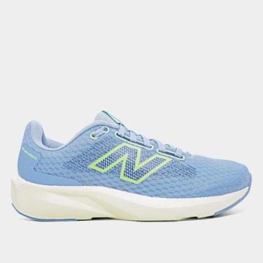 Imagem de Tênis New Balance 413 V3 Feminino, Azul, Verde, 34