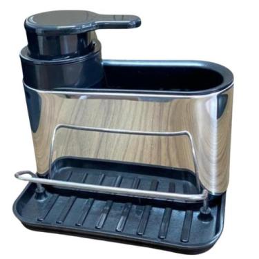 Imagem de Suporte Organizador Pia Dispenser Para Esponja Porta Detergente Porta 