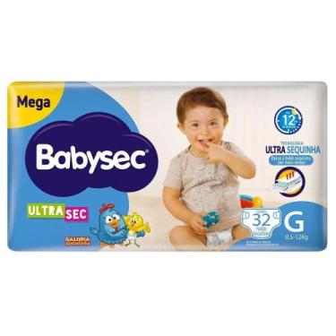 Imagem de Fralda Babysec Ultrasec Galinha Pintadinha Mega G 32 unidades