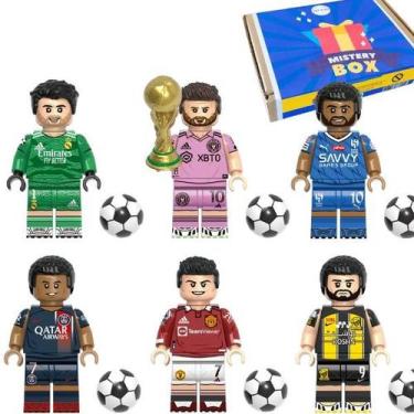 Imagem de FUTEBOL Melhor Coleção Messi Miami Neymar Al Hilal 8 jogadores Blocos 