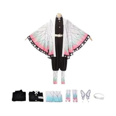 Imagem de Fantasia De Cosplay Para Crianças Demon Slayer Tanjiro Nezuko Shinobu,