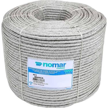 Imagem de Corda Multifilamento Trançada, Branca, 10 Mm X 216 M, 45210061 Riomar