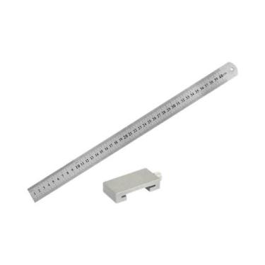 Imagem de Esquadro De Metal Para Carpinteiro, Ferramenta De Marcenaria, Régua De