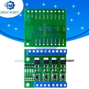 Imagem de Placa Controladora De MOSFET Com 4 Canais PWM Acionados Por Pulso E Is