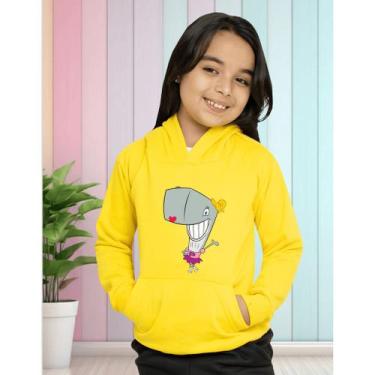 Imagem de Blusa De Moletom Infantil Feminino Pérola Bob Esponja - NoBrand, Amare
