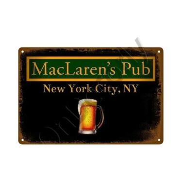 Imagem de Placa De Metal Vintage Para Bar, Pub, Clube, Caverna Do Homem, Arte De