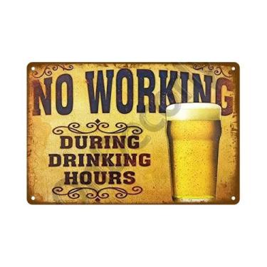 Imagem de Placa De Metal Vintage Para Bar, Pub, Clube, Caverna Do Homem, Arte De