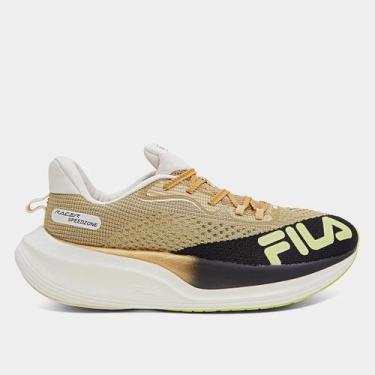 Imagem de Tênis Fila Racer Speedzone Feminino, Dourado, Preto, 38